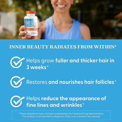 Doctor's Best High Absorption Hair & Skin Complex - 60 Veg Capsules