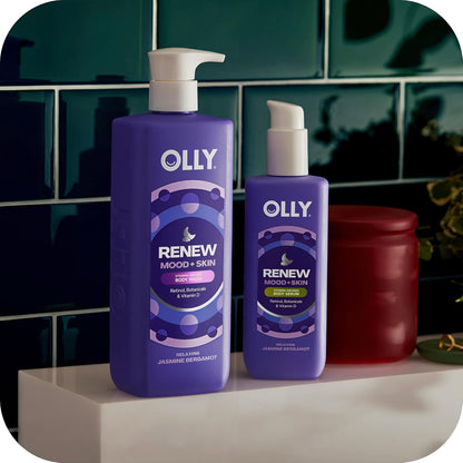OLLY Renew Body Lotion-Serum Nourishing Cleanser 8oz