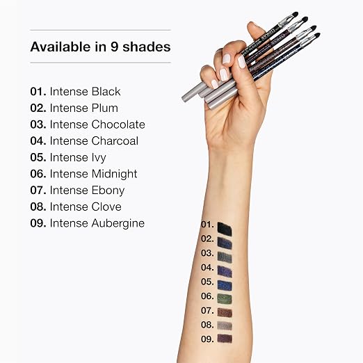 Clinique Quickliner For Eyes Intense Eyeliner Pencil | Water Resistant, Smudge Resistant + Safe For Sensitive Eyes | 10 Shades