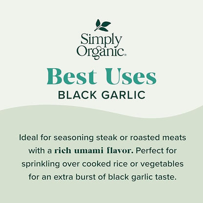 Simply Organic Black Garlic Finishing Salts, 2.19 Ounce (Pack of 2)