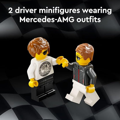 LEGO Speed Champions Mercedes-AMG G 63 & SL 63 Building Toys - Kids Pretend Play Toy Cars for Boys & Girls, Ages 10+ Years - Gifts for Christmas - 76924