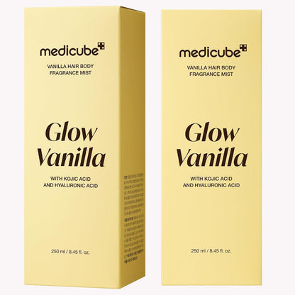 medicube Glow Vanilla Hair & Body Fragrance Mist, Odor Care, 8.45 fl.oz