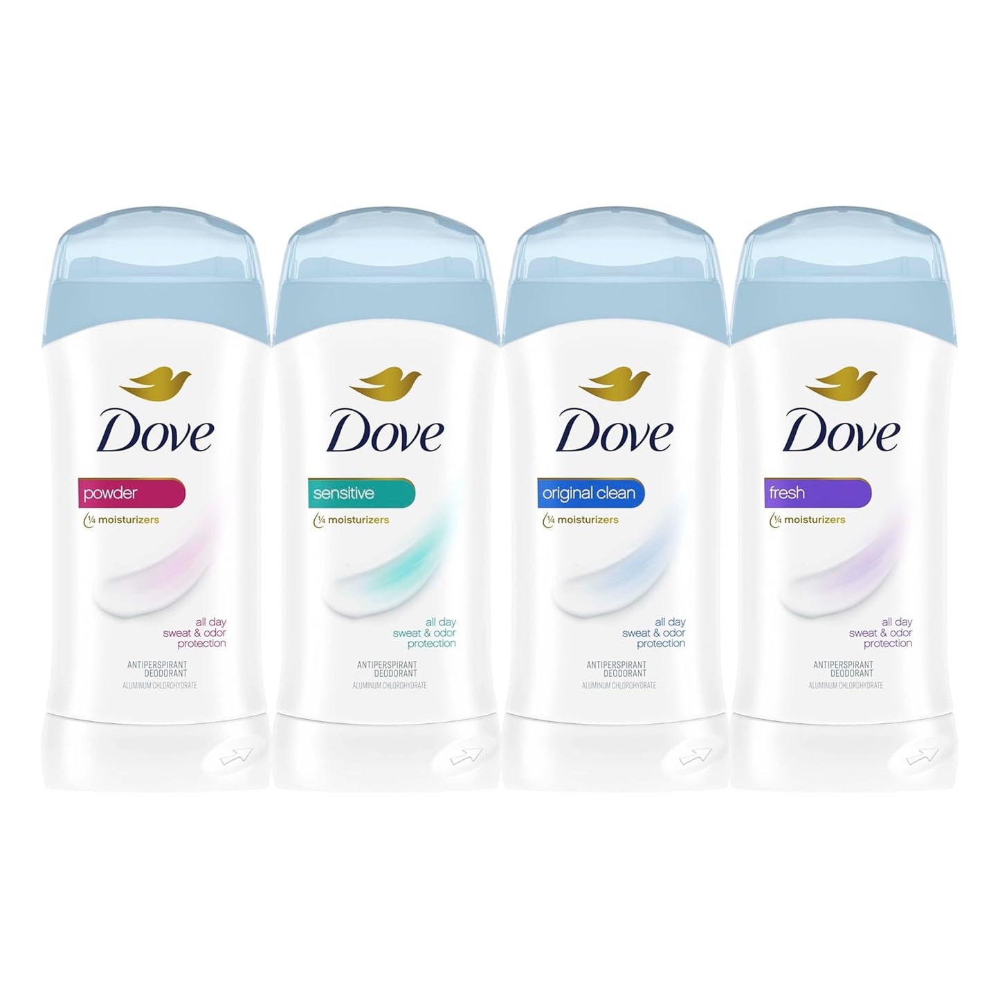 Dove Invisible Solid Antiperspirant Deodorant Stick Fresh for Women, For 48H Underarm Sweat & Odor Protection 2.6 oz
