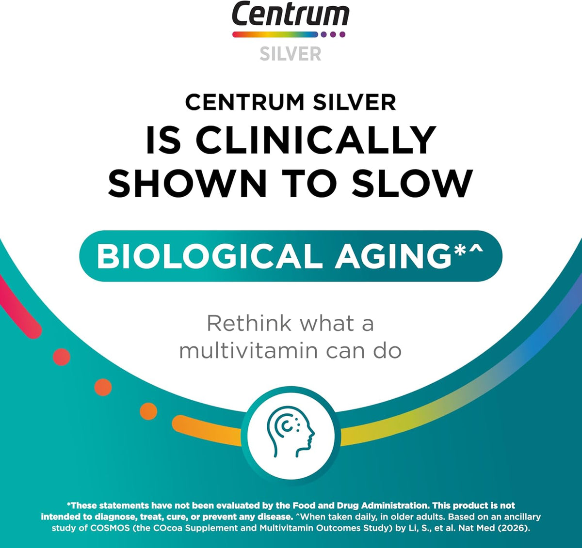 Centrum Silver Multivitamin for Adults 50 and Over, 80 Tablets