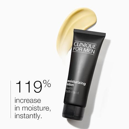 Clinique For Men Moisturizing Face Lotion With Hyaluronic Acid,Urea + Glycerin | Face Moisturizer For Drier Skin Types | Hydrating + Strenghening,3.4 Fl Oz,(Pack of 2)