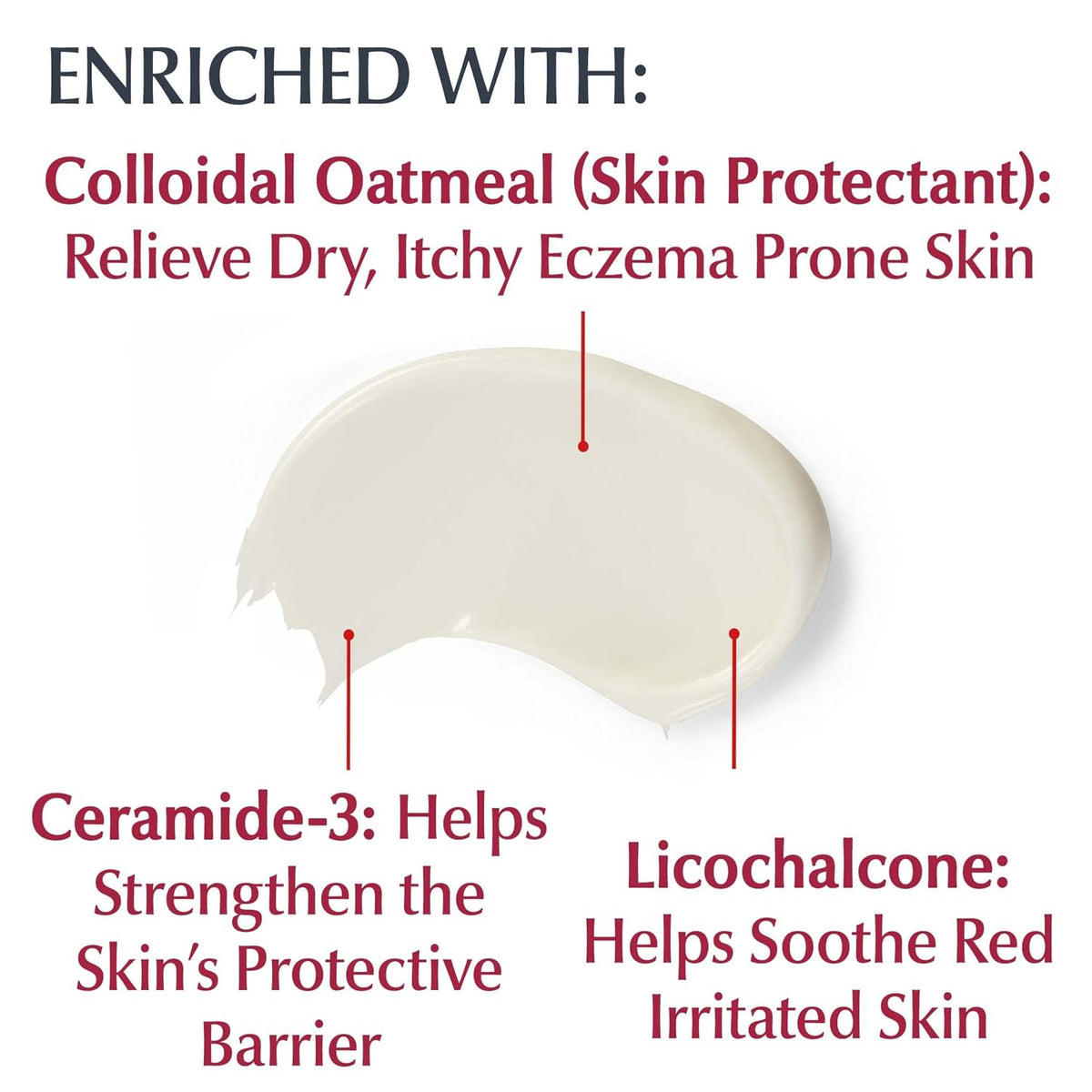 Eucerin Eczema Relief Body Cream with Colloidal Oatmeal, Multipack 3 x 8 OZ