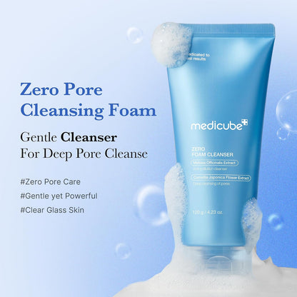 medicube Double Cleansing Duo - Zero Pore Cleansing Oil, Zero Foam Cleanser
