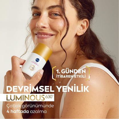 NIVEA Luminous 630 Body Oil‑Serum 100 ml – Nourishing Lightweight Body Oil Serum to Smooth & Even Skin Tone, Helps Reduce Visibility of Stretch Marks and Improve Skin Elasticity