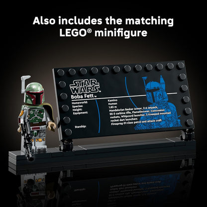 LEGO Star Wars Boba Fett 75455 | Collectible Building Sets for Adults, Ages 18+, Movie Display for Bedroom or Book Shelf, 1,544 pieces, Gift for Fans