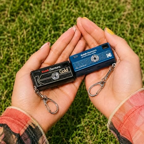 KODAK Charmera Keychain Digital Camera Blind Box – Millennium Edition, Y2K Retro Camera with 1.6MP Sensor, Photo & Video, 32GB microSD Card Included, Random Design