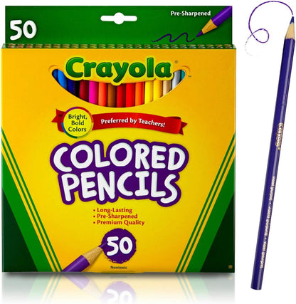 Crayola Colored Pencils, 50 Count
