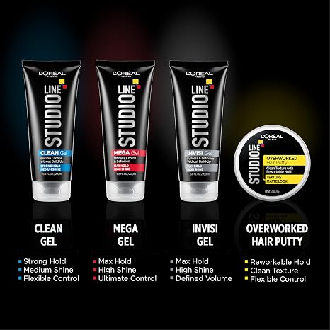 L'Oreal Paris Studio Line Clear Minded Clean Gel - Strong Hold 6.8 fl; oz. | Clear Minded