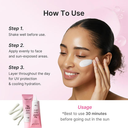 medicube UV Dew & Daily Cleanse Duo: PDRN Sun Serum and Capsule Cleanser