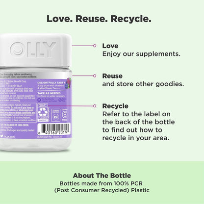 OLLY Keep it Movin, Occasional Constipation Support,* Plum Berry - 30 Count