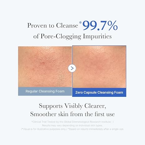 medicube Zero Pore Capsule Cleanser & Multi Pore Brush For Deep Cleansing
