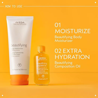 Aveda Beautifying Body Lotion | Rich Body Creme with Certified Organic Shea Butter | Uplifting Aroma of Rosemary, Certified Organic Lavender & Bergamot, 6.7 Fl Oz