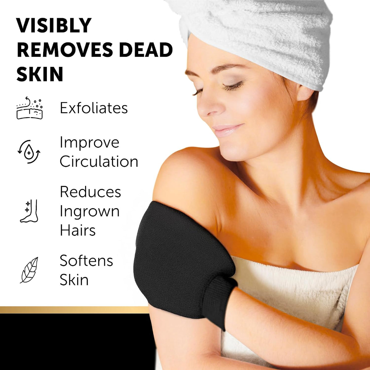 VALITIC Kojic Acid Dark Spot Remover Soap Bars and Exfoliating Glove 2 Pack