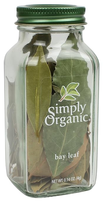 Simply Organic Bay Leaf, Certified Organic | 0.14 oz (Pack of 2)