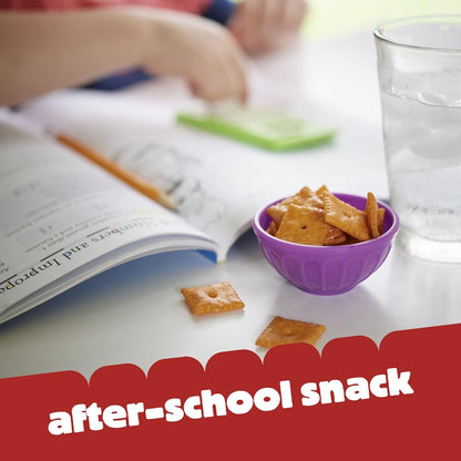 Cheez-It Cheese Crackers, Baked Snack Crackers, Lunch Snacks, Original, 20oz Box (20 Packs)