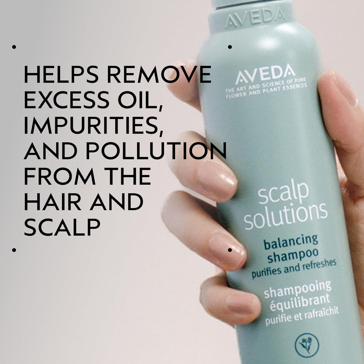 Aveda Scalp Solutions Balancing Shampoo | Gently Removes Pollution & Build-Up, Improves Scalp Hydration | for All Hair Types | Citrus, Floral, Mint Aroma | 94% Naturally Derived*