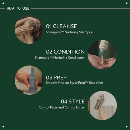AVEDA Shampure Nurturing Shampoo for Fine to Medium Hair | Gently Cleanses and Nourishes Hair | With Abyssinian Oil | Calming Aroma of Lavender & Ylang Ylang | 96% Naturally Derived*