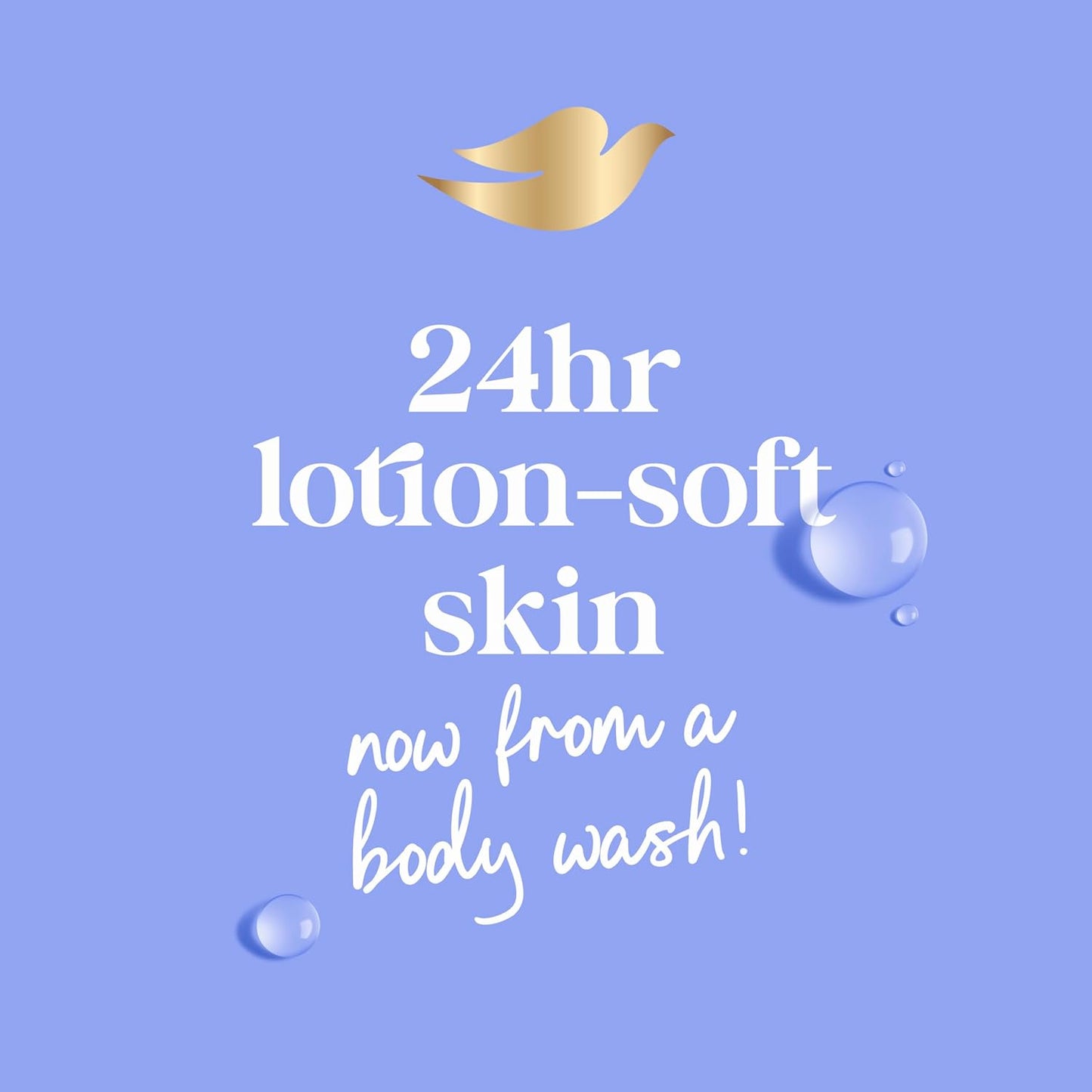 Dove 24hr Lotion Body Wash Anti-Stress, 30.6 oz | Moisturizing body wash with MicroMoisture and a calming blue chamomile & oat milk scent