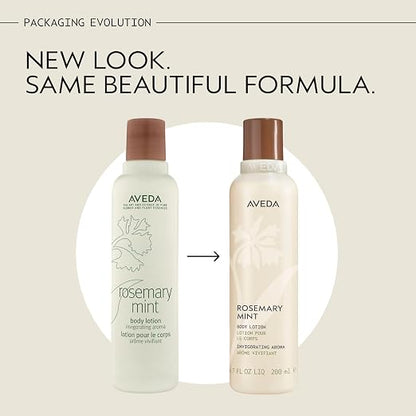 Aveda Rosemary Mint Body Lotion | Lightweight Cooling Lotion With Menthol | With Invigorating Aroma Of Certified Organic Peppermint & Rosemary