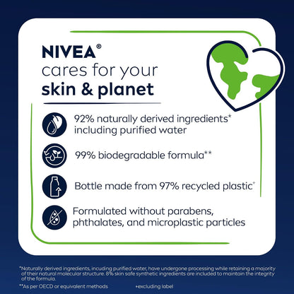 NIVEA MEN Sport 3-in-1 Body Wash, Tangerine and Pepper, 16.9 FL OZ