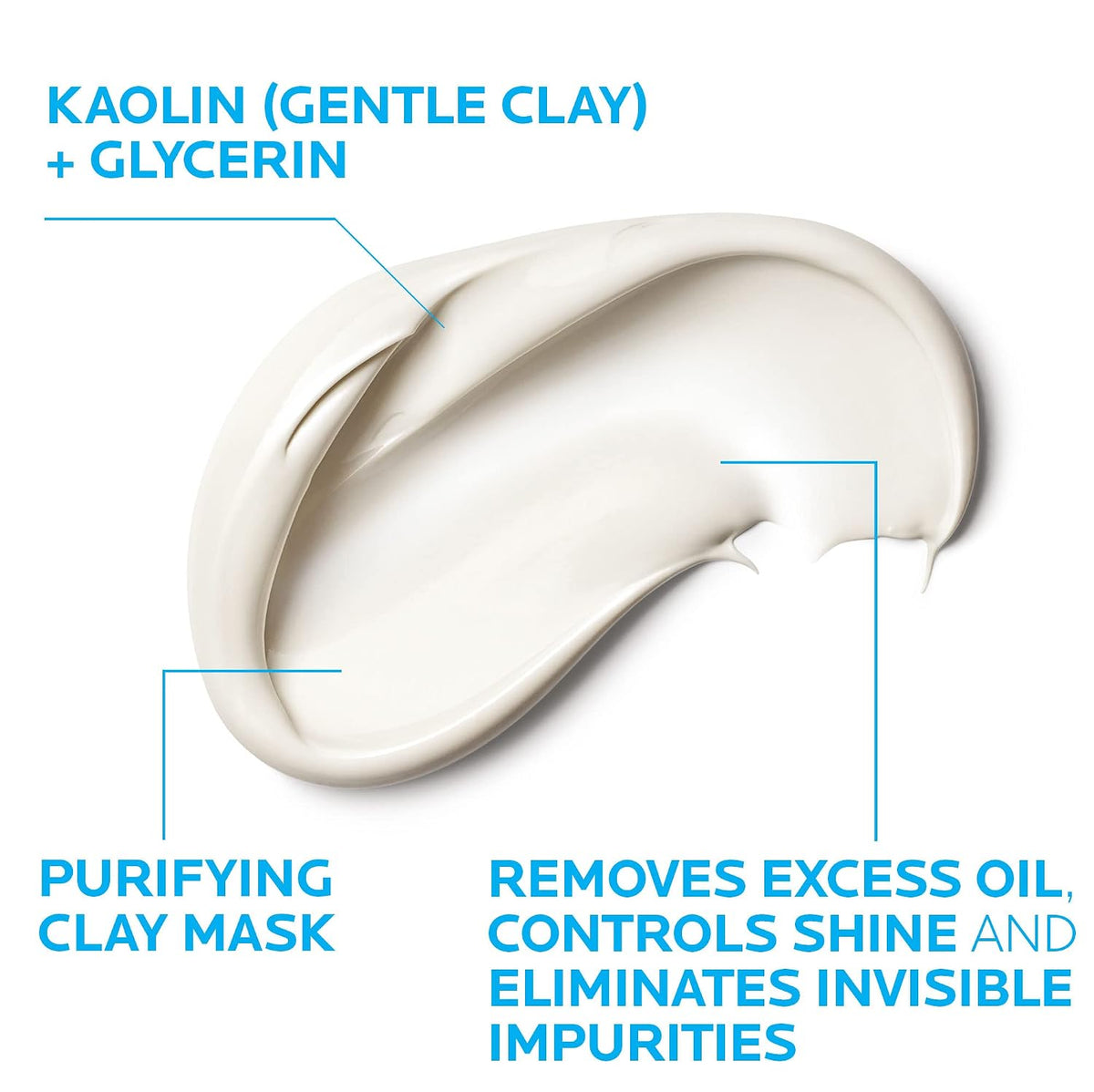 La Roche-Posay Effaclar Clay Face Mask for Oily Skin, 3.4oz