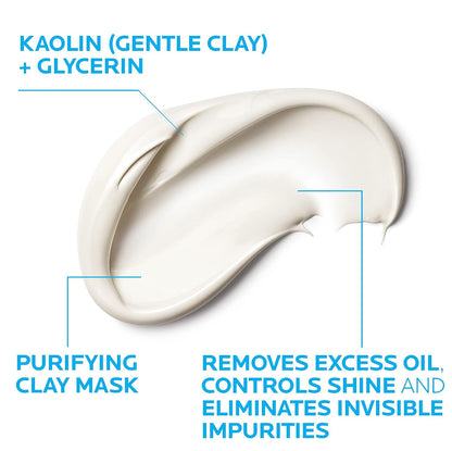 La Roche-Posay Effaclar Clay Face Mask for Oily Skin, 3.4oz