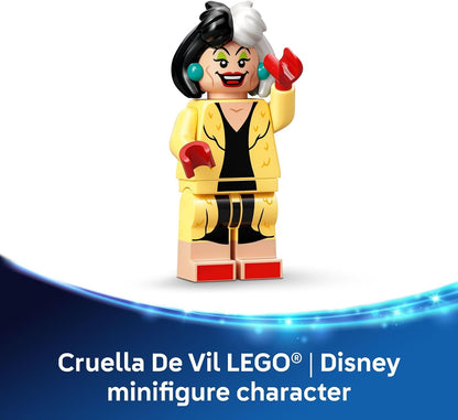 LEGO Disney Cruella De Vil’s Car Building Toy - 101 Dalmations Pretend Play Vehicle Building Set for Girls & Boys, Ages 9+ - Gift Idea for Birthdays - 43277
