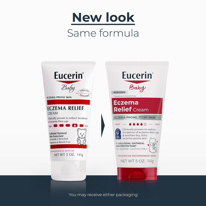 Eucerin Baby Eczema Relief Cream with Colloidal Oatmeal, 5 OZ