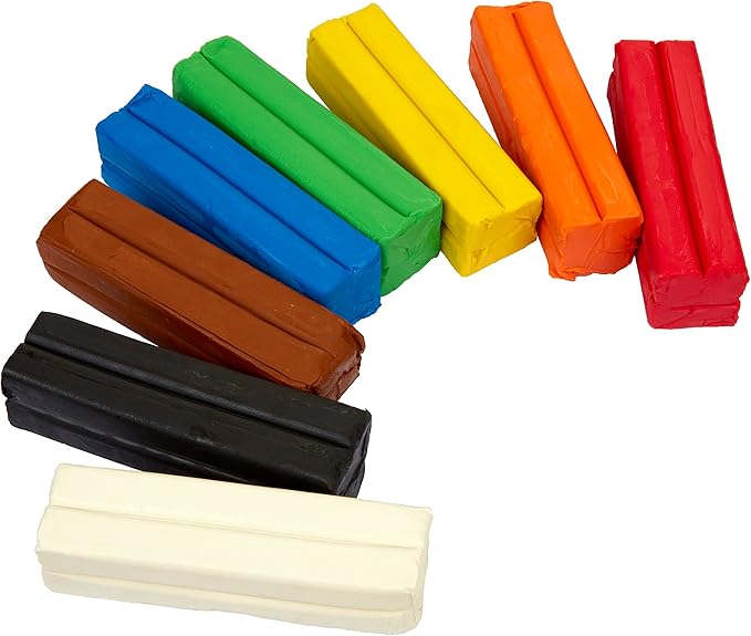 Crayola Modeling Clay in Bold Colors, 2lbs, Gift for Kids, Ages 4 & Up (Pack of 8)
