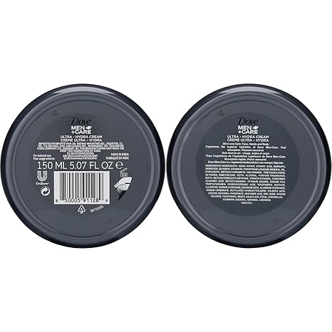 Dove Men+Care Ultra Hydra Cream – Dove Lotion, 3-In-1 Advanced Skin Care for Men, Face Cream, Hand Cream, and Body Lotion for Extremely Dry Skin, All Skin Types, 5.07 Fl Oz (Pack of 6)