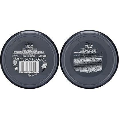Dove Men+Care Ultra Hydra Cream – Dove Lotion, 3-In-1 Advanced Skin Care for Men, Face Cream, Hand Cream, and Body Lotion for Extremely Dry Skin, All Skin Types, 5.07 Fl Oz (Pack of 6)