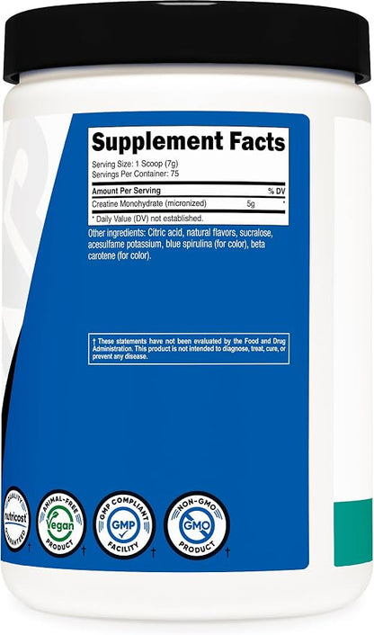 Nutricost Creatine Monohydrate Powder (Coastal Explosion, 500 Gram)