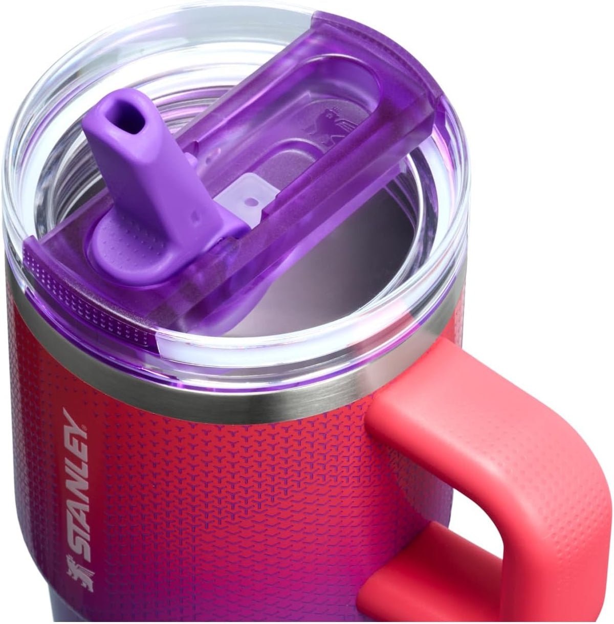 STANLEY Quencher ProTour Flipstraw Tumbler, 20 oz, Vermilion Hypergrip