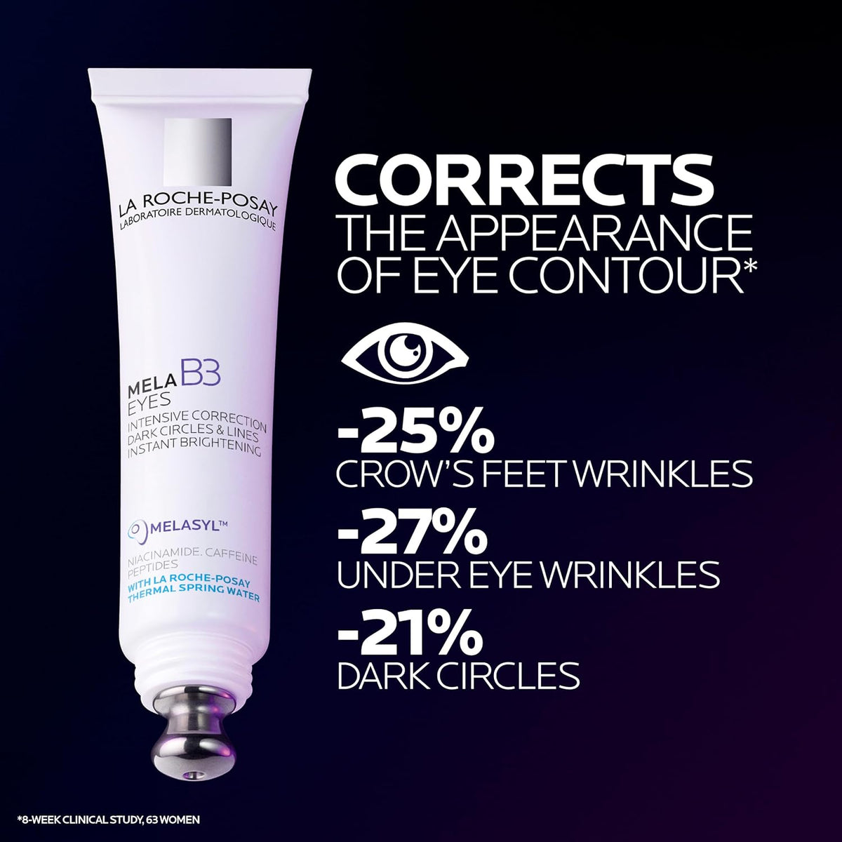 La Roche-Posay Mela B3 Eyes, Eye Cream Treatment for Dark Circles, 0.5oz