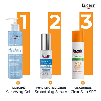 Eucerin Clear Skin Face Sunscreen Lotion, SPF 50, 2.5 FL OZ