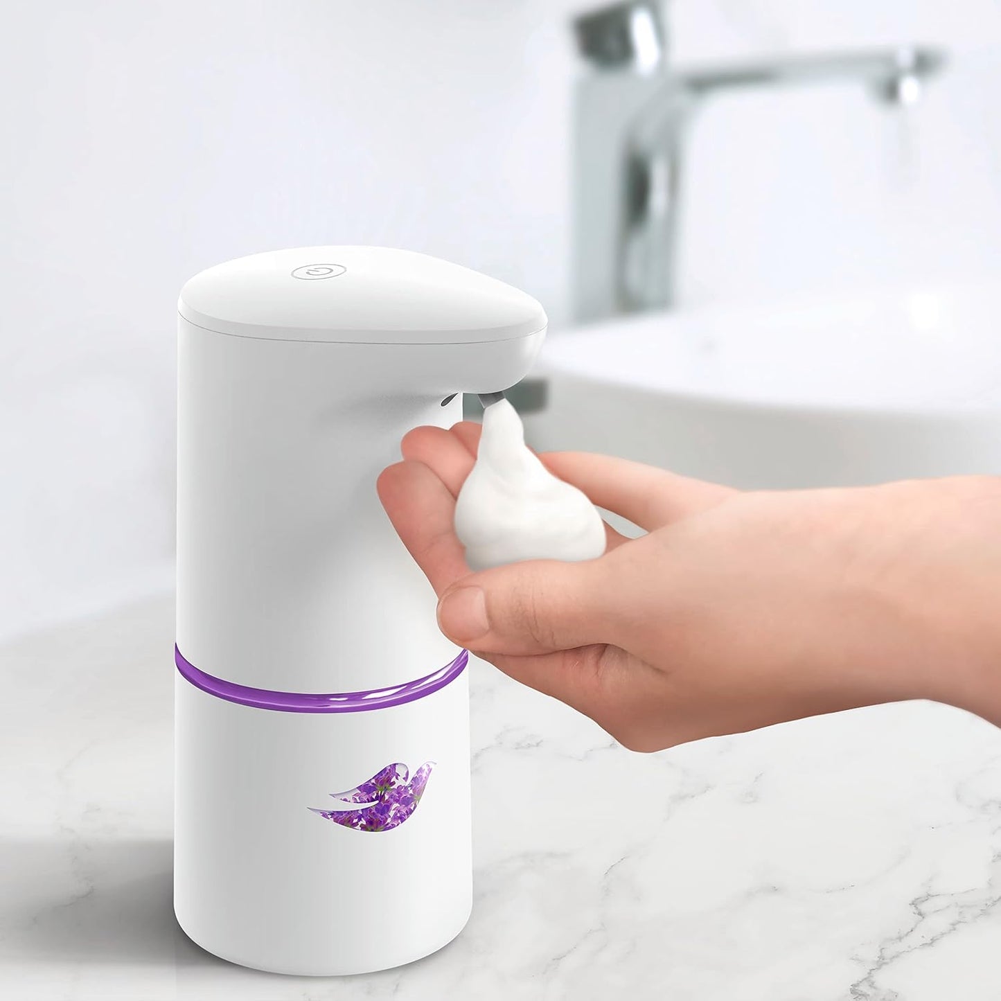 Dove Nourishing Foaming Hand Wash Touchless Dispenser Refill Lavender and Chamomile Moisturizing Hand Wash for Lasting Nourishment 10.1 oz 6-pack