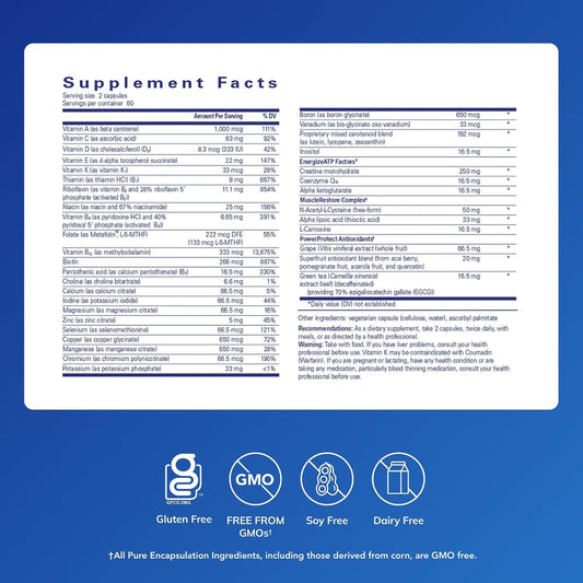 Pure Encapsulations Athletic Nutrients, 120 Capsules