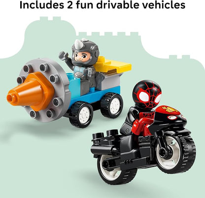 LEGO DUPLO Marvel Team Spidey Webquarters 10464 | Building Toys for Toddlers, Ages 2+, Sturdy Build for Pretend Play, Develops Fine Motor Skills, 65 pieces, Gift for Birthdays