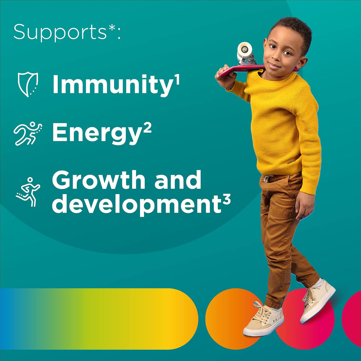 Centrum Kids Multivitamin Gummies, Tropical Punch Flavor, 150 Tablets