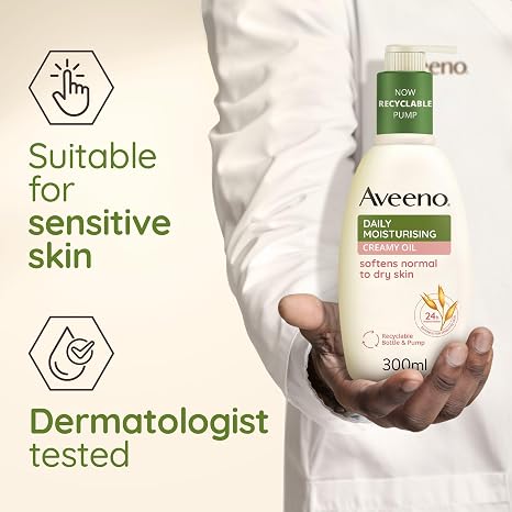 Aveeno Creamy Moist Oil 300ml