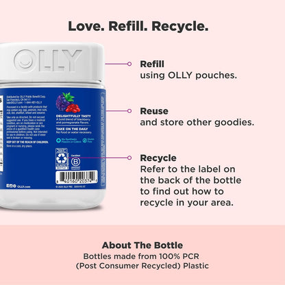 OLLY Men's Multivitamin Gummy, Supports Overall Wellness,* - 130 Count