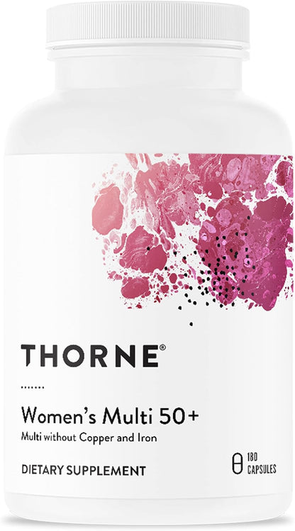 THORNE - Active Aging Multivitamin Bundle - Tailored Nutrition for Men & Women 50+ - 30 Servings