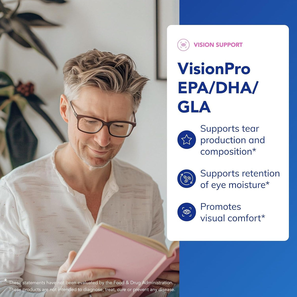 Pure Encapsulations VisionPro EPA/DHA/GLA, 180 Softgel Capsules