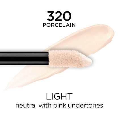 L'Oreal Paris Makeup Infallible Full Wear Waterproof Matte Concealer, Full Coverage, Porcelain, 0.33 fl. oz.