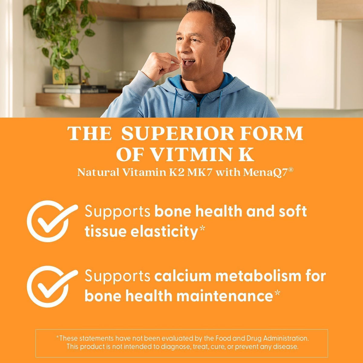 Doctor's BEST Natural Vitamin K2 MK7 Supplement, Non GMO, 60 Veg Caps