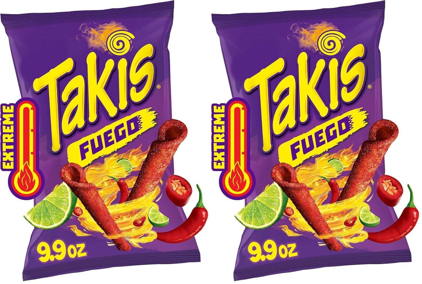 Takis Rolls Fuego 9.9 oz (Pack of 2)